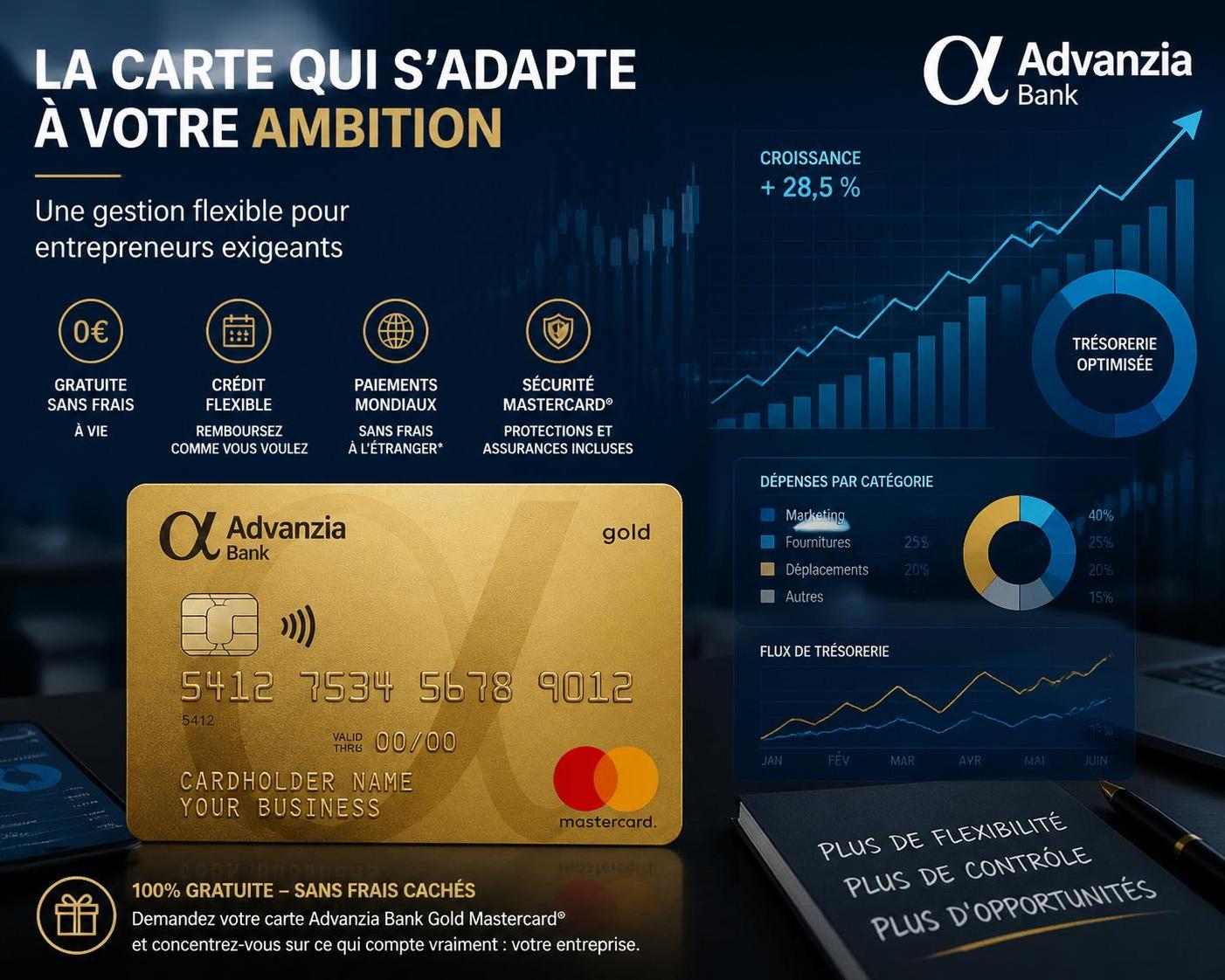 découvrez les avantages réels de la carte zero d'advanzia bank, spécialement conçue pour les entrepreneurs exigeants à la recherche de flexibilité, zéro frais et gestion simplifiée.