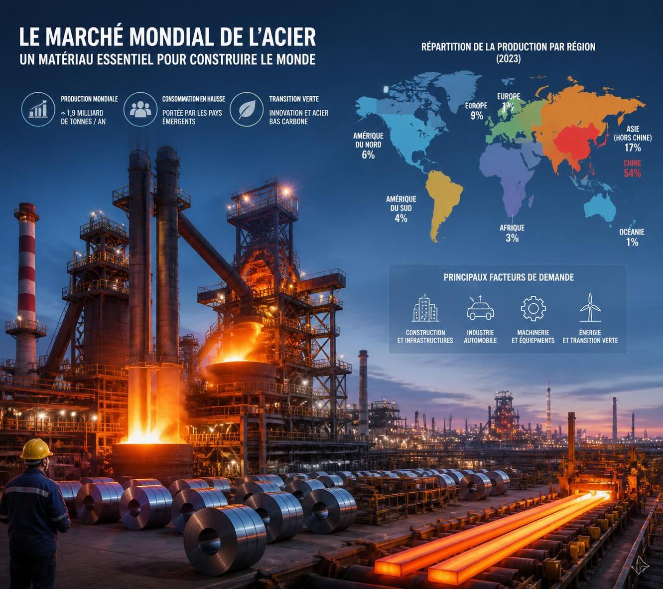 découvrez les facteurs clés et les tendances actuelles qui influencent les prix de l'acier sur les marchés mondiaux, pour mieux comprendre l'évolution de ce secteur stratégique.