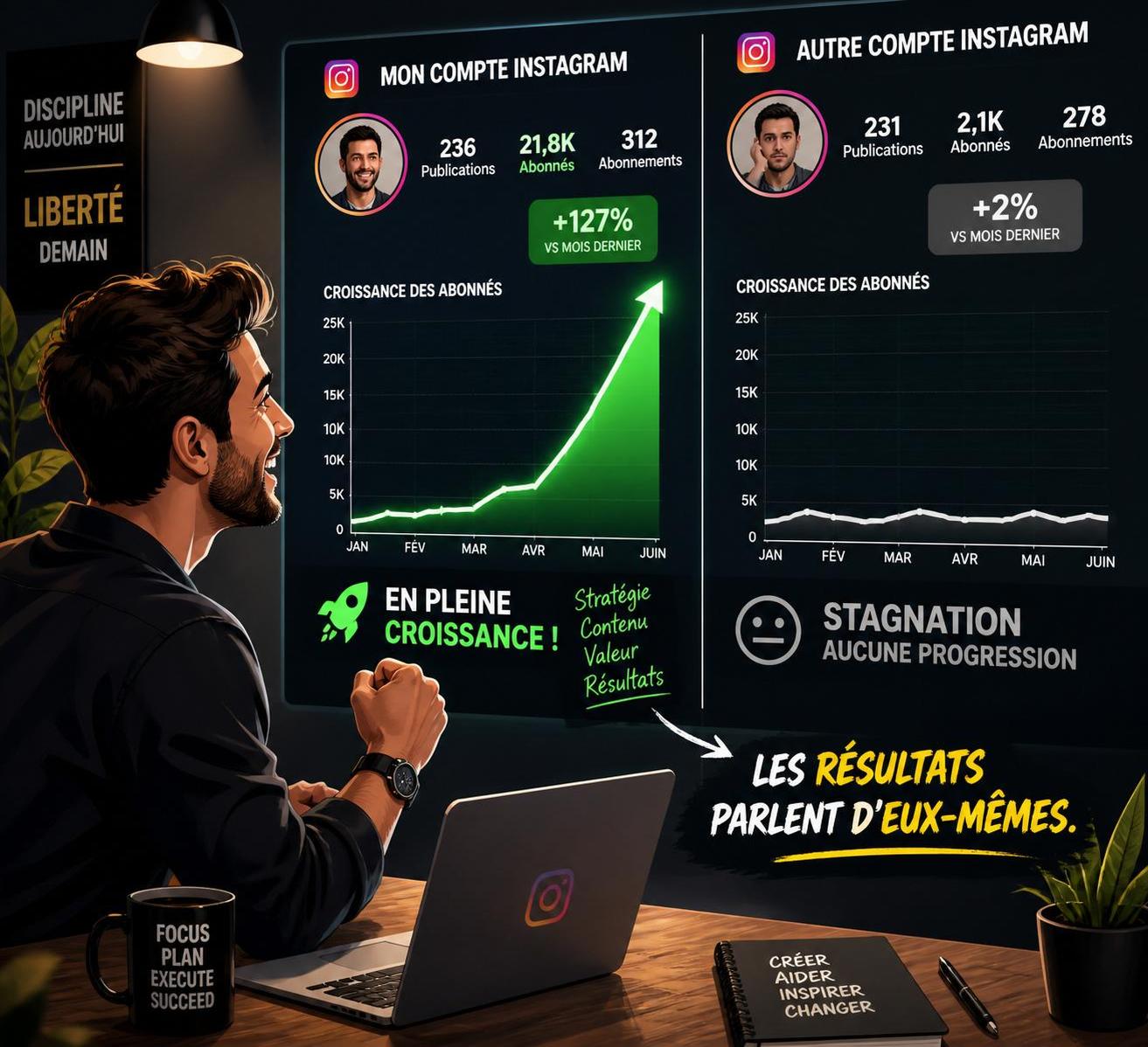découvrez les raisons pour lesquelles certains comptes instagram d’entrepreneurs connaissent une croissance fulgurante tandis que d’autres peinent à avancer, et apprenez les stratégies clés pour booster votre visibilité et engagement.