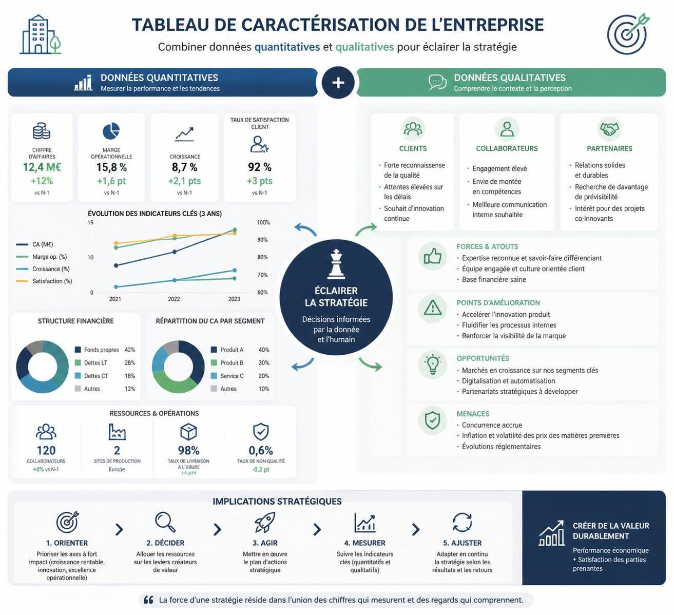 découvrez comment un tableau de caractérisation d'entreprise peut vous aider à affiner votre stratégie et à mieux comprendre vos forces et opportunités.