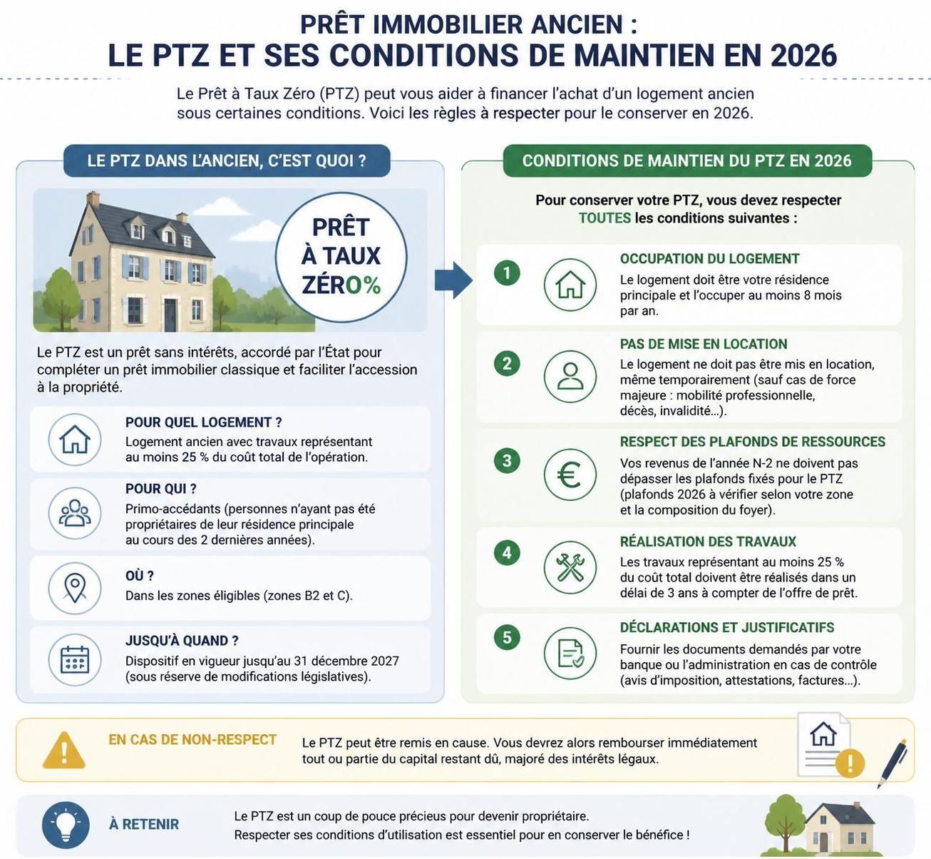 découvrez les conditions à respecter pour conserver votre ancien prêt à taux zéro (ptz) après un changement de projet immobilier et continuez à bénéficier de ses avantages.