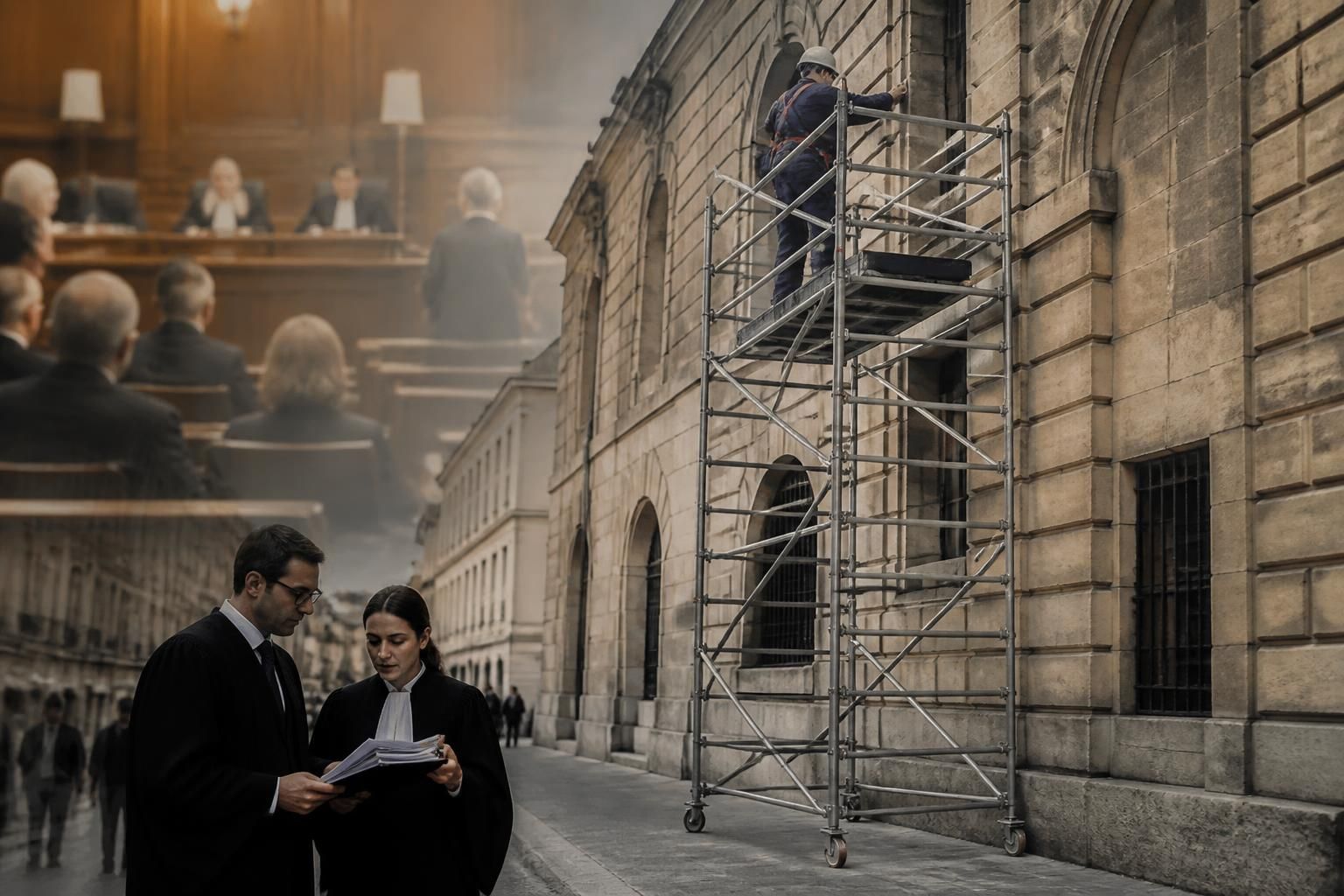 découvrez ce que la jurisprudence révèle sur la responsabilité liée à l'utilisation des tours d'échelle et comment les tribunaux interprètent ces situations.
