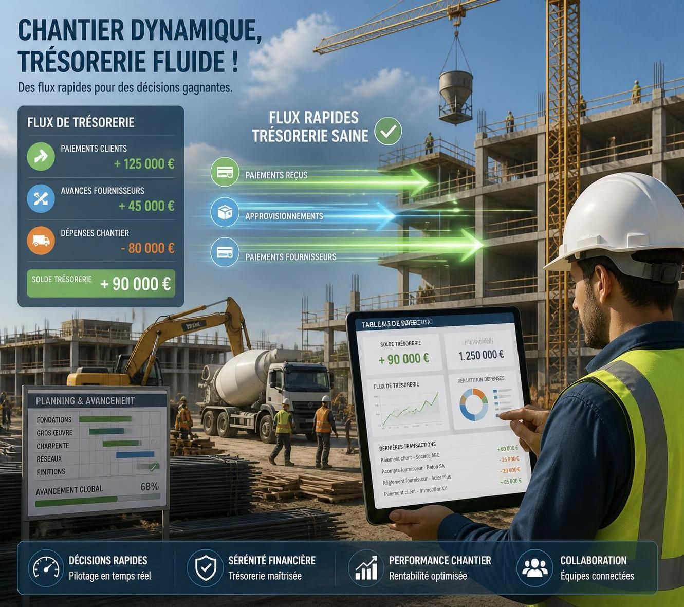 découvrez comment l'affacturage btp optimise la trésorerie et assure la fluidité financière des chantiers en cours, un outil clé pour les entreprises du bâtiment.