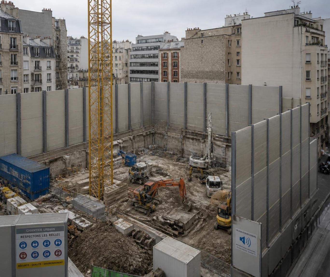 découvrez des stratégies efficaces pour limiter l'impact des bruits de chantier et maintenir la productivité en milieu urbain.
